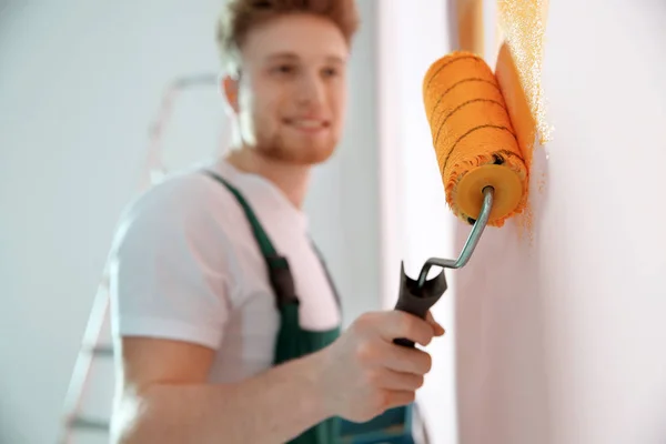Expert Painter at Work